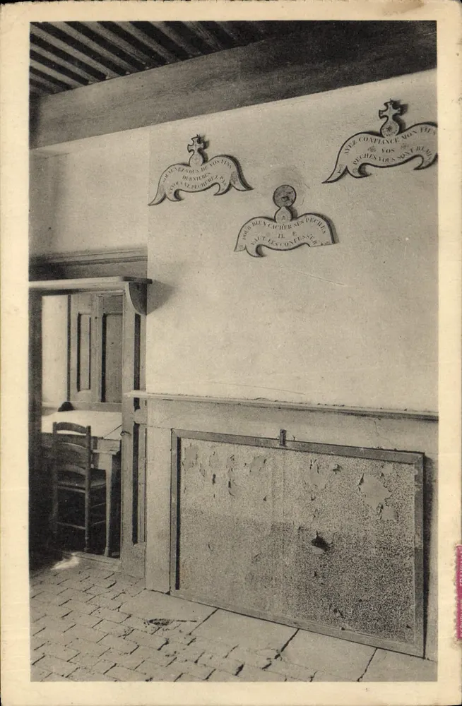 Kloster der Grande Chartreuse — Innenraum einer Zelle — Erster Raum — Edition der historischen Denkmäler - Vorderseite