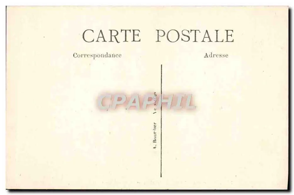 Park des Schlosses Chantilly — Die drei Alleen — n° 103 - Rückseite