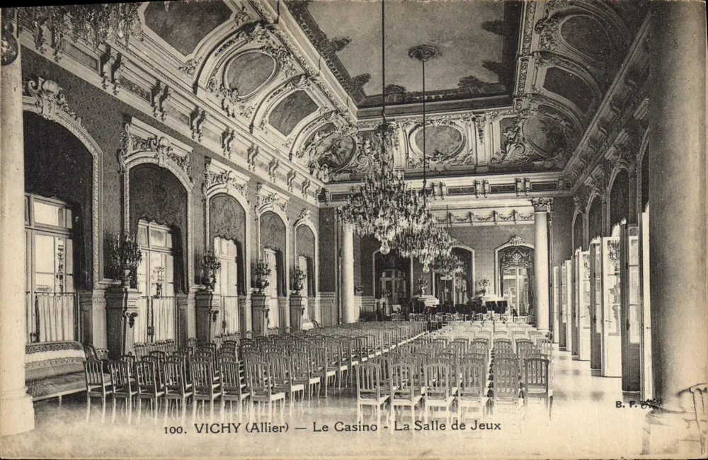 Vichy (Allier) — Das Casino - Der Spielraum — B. F. O. - Vorderseite