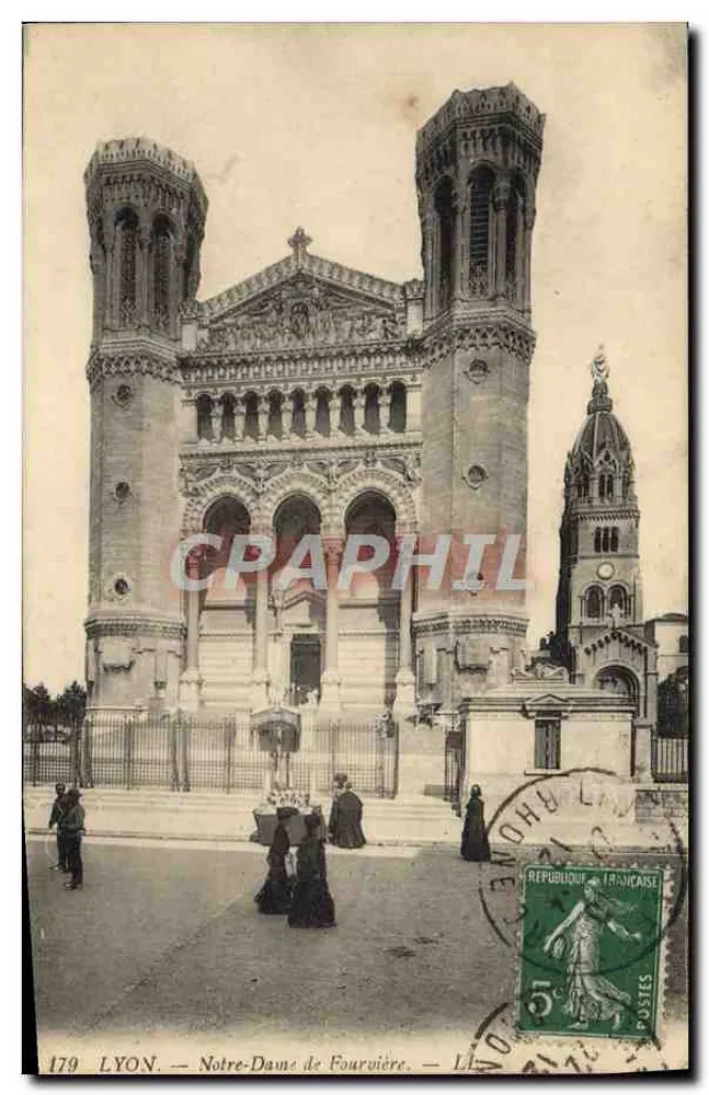 LYON — Nossa Senhora de Fourvière — Editor LL n°179 - Frente