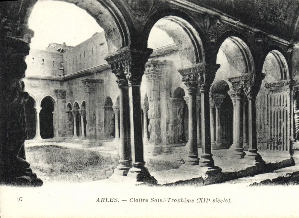Arles — Claustro de São Trofiméu (século XII) — Imp. Créteil e Cie, Paris - Frente