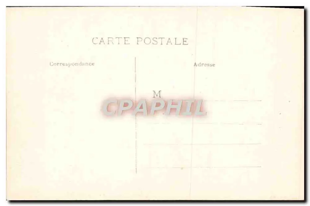 Stad Carcassonne — Comtale Kasteel - Hoofdingang — E. Roudière, Uitgever - Achterkant