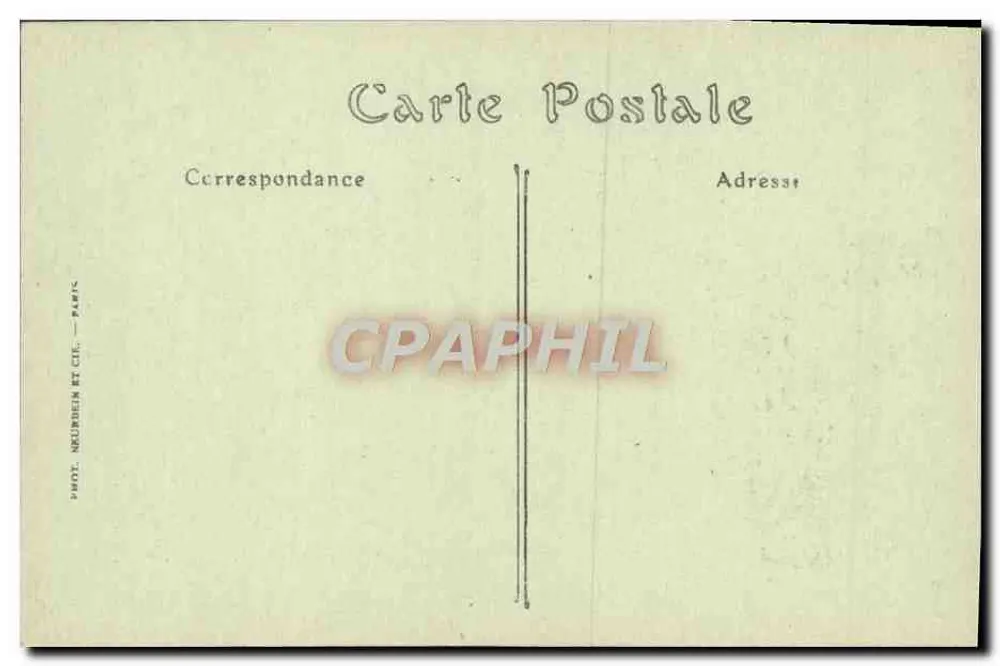 Cité de CARCASSONNE (5. Jahrhundert) — Ansicht der Mauern und Türme — ND. Phot. - Rückseite