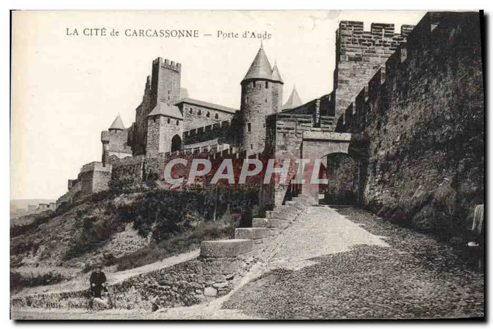 Carcassonne — Porta de Aude — editor não identificado - Frente