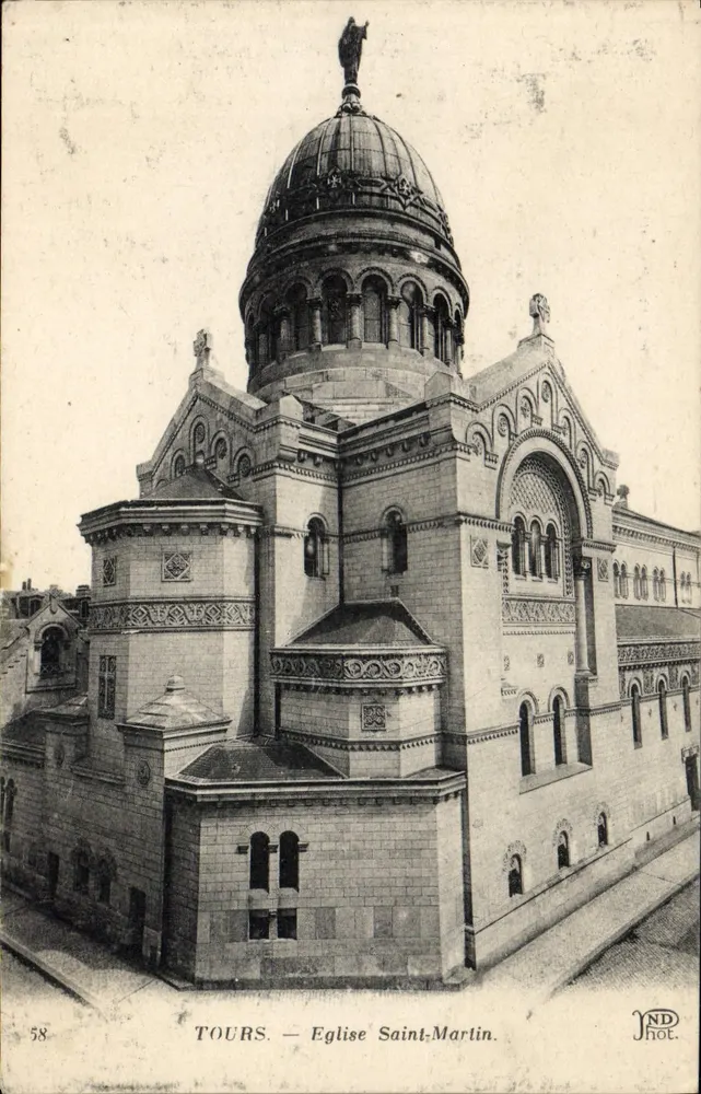 Tours — Igreja de São Martinho — ND Phot. - Frente