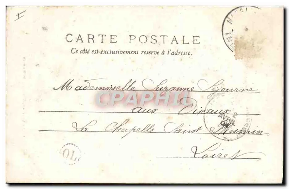 Amboise - O Castelo, Capela Saint-Hubert — Fot. Sra. Marchais, n°33 - Verso