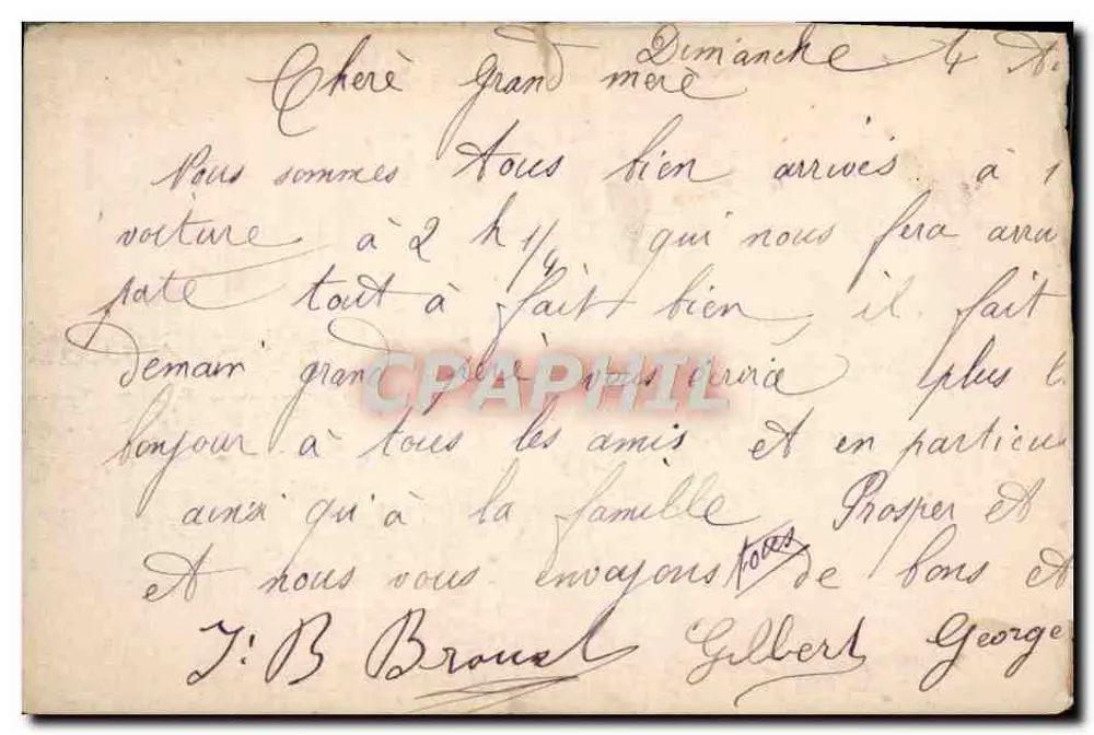 Pont sur la Loire — 26 arches, plusieurs du XVe siècle — éditeur inconnu, n° de série non visible - Verso