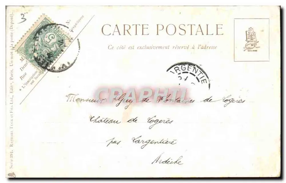 Zachód słońca nad morzem — Wydawca: Rathall Took & Fils Ltd. — seria 394 - Rewers
