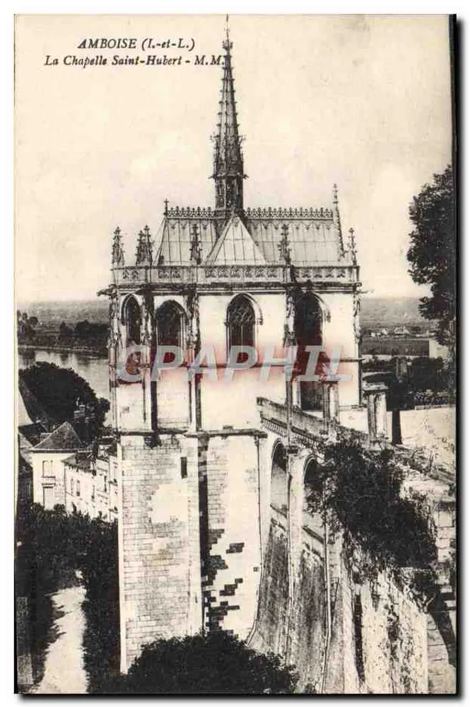 Amboise (Loire-et-Loire) — A Capela São Huberto — M.M. - Frente