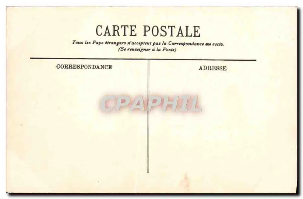 Gärten von Versailles — Der Bassin de Cérès — LL, n°39 - Rückseite