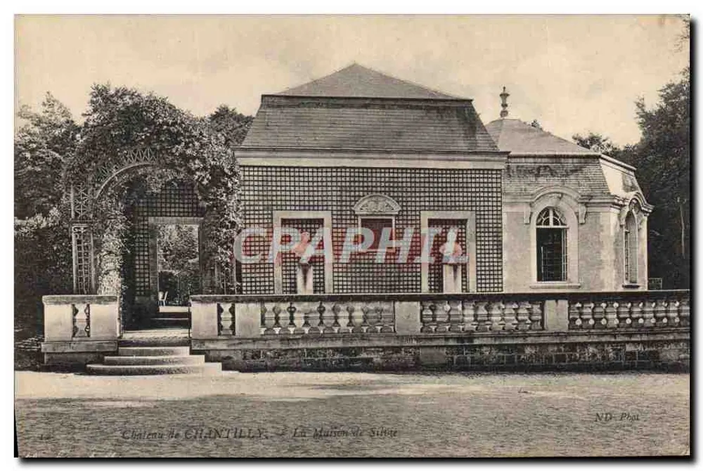 Castelo de CHANTILLY — A Casa de Sibylle — ND. Fot - Frente