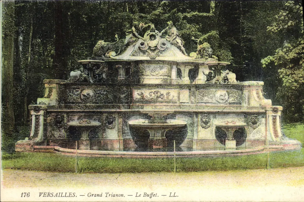 Versalhes — Grand Trianon — O Buffet — LL. — n° 176 - Frente