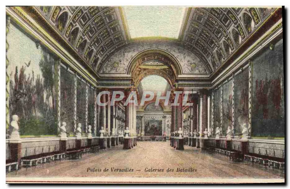 Palácio de Versailles — Galerias das Batalhas — Editor não identificado - Frente