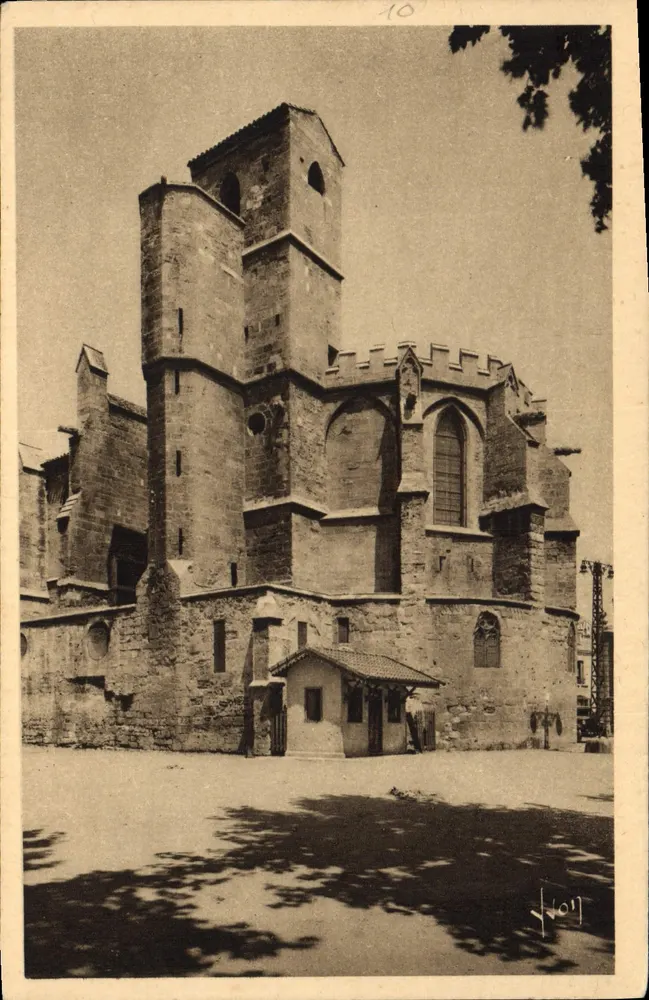 NARBONNE (Aude) — Museu lapidaire, antigo convento dos beneditinos fundado no século XI — Les Éditions d'Art Yvon, Paris - Frente