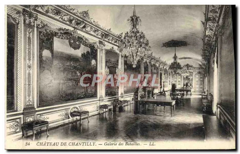 Schloss Chantilly — Galerie der Schlachten — LL. - Vorderseite