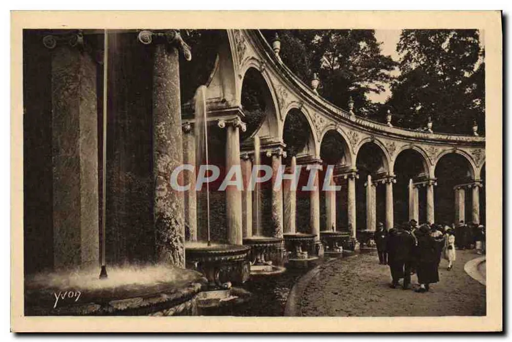 A Colunata — Versailles — Edição de Arte YVON, Paris - Frente