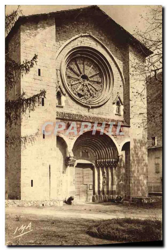 Digne-les-Bains — Notre-Dame du Bourg — XII secolo — Carte d'Art, Digne - Recto