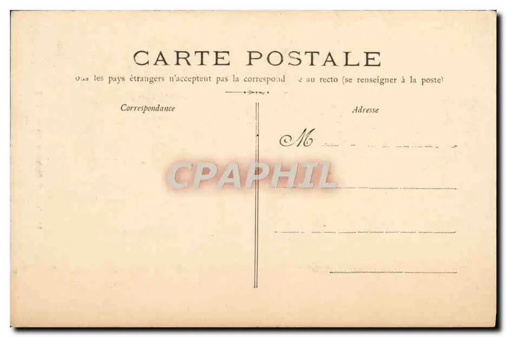 Toulon - La Païese - detalhe de uma fachada ornada com uma estátua e um décor escultor - Verso