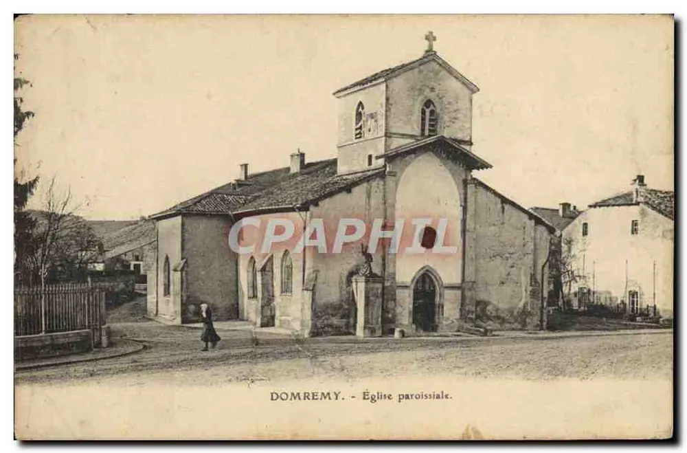 Domremy - Igreja paroquial — editor não identificado, número de série não visível - Frente