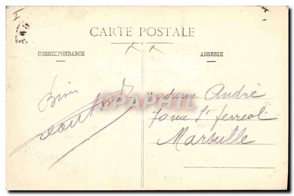 Compiègne — Um Canto do Parque — editor Docelle, Compiègne - Verso