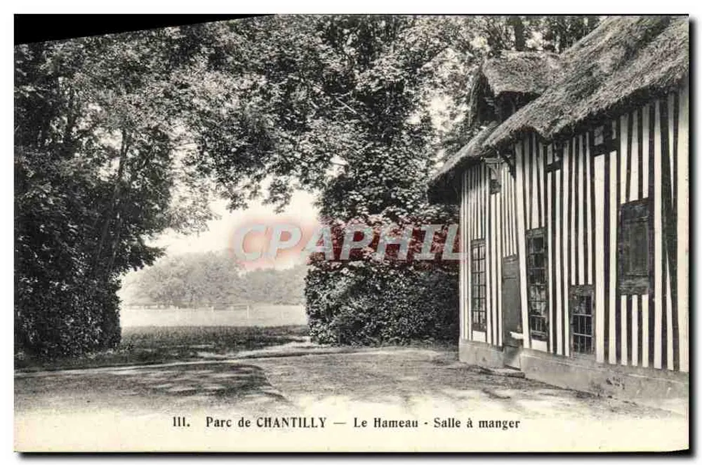 Park von CHANTILLY — Das Dorf - Esszimmer - Vorderseite