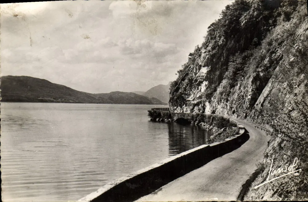 Lago do Bourget — Corniche — Edição Janssot - Frente