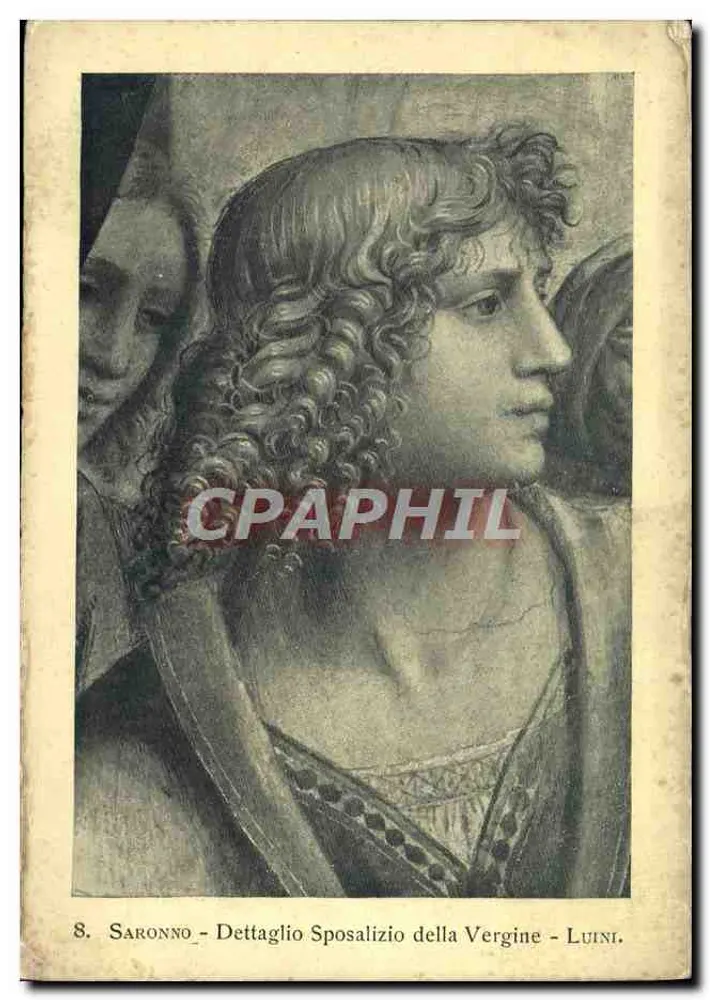Saronno - Detail der Hochzeit der Jungfrau - Leonardo da Vinci - Vorderseite