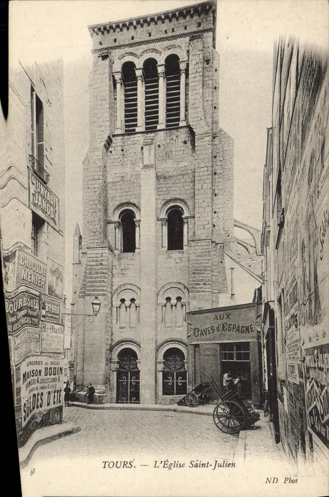 Tours — A Igreja de São Julião — ND Phot, n°60 - Frente