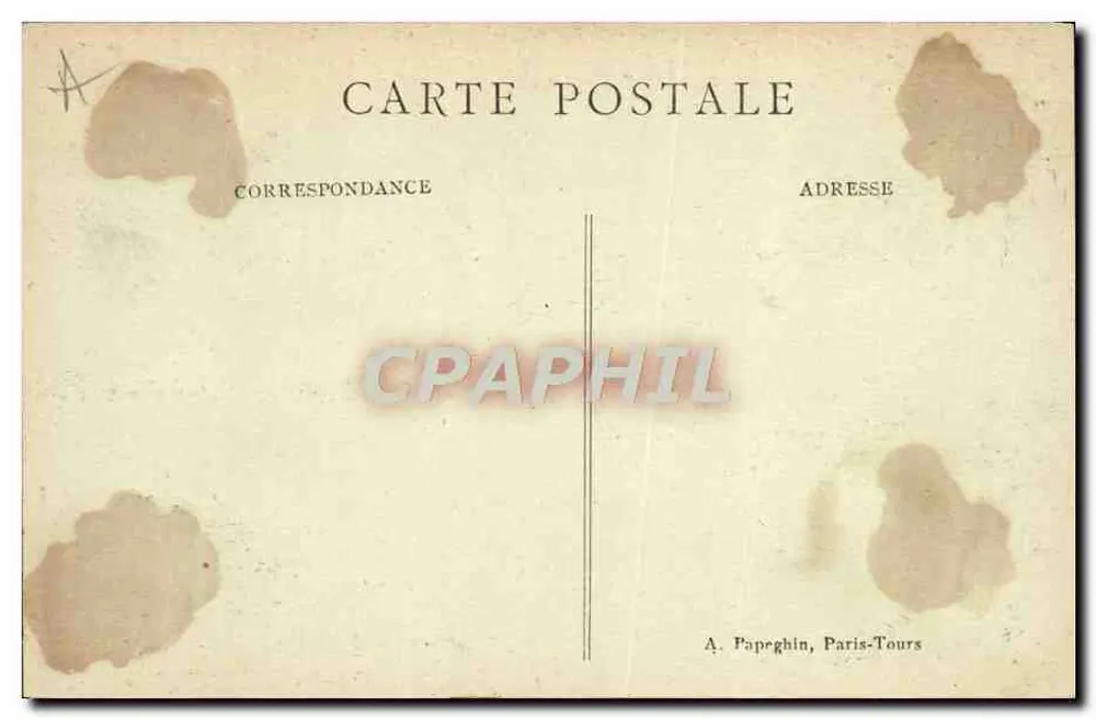Tours (I.-et-L.) — Hotel de Ville e Praça — A.P. - Verso
