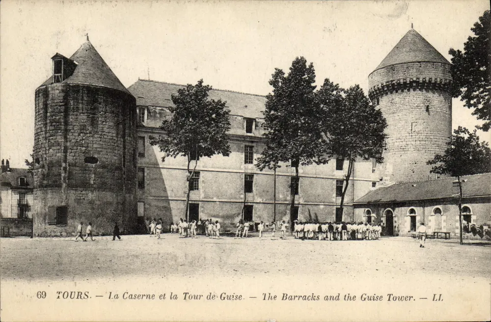 Tours — La Caserne und die Tour de Guise — L.I. — Verlag Lévy Fils & Cie, Paris - Vorderseite