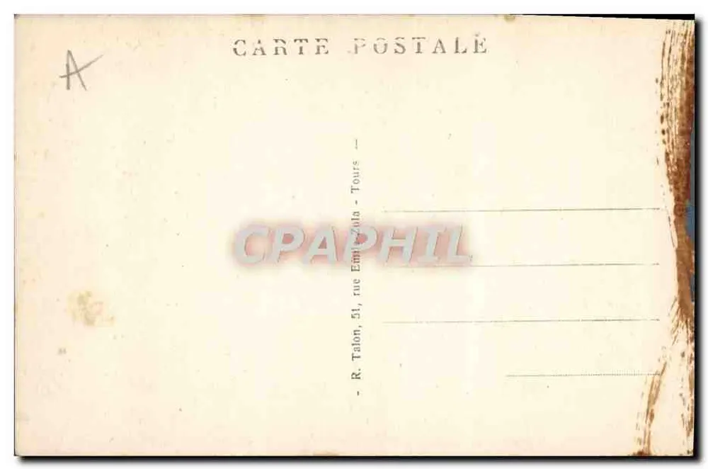 Tours (Loire-et-Loire) — A Basílica de São Martinho — A.P. n°139 - Verso
