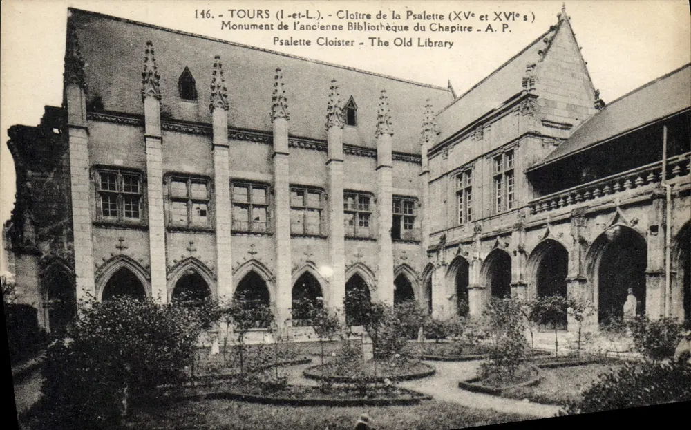 Tours (Loire-et-Cher) — Cloister der Psalette (15. und 16. Jahrhundert) — A. Papeghil - Vorderseite