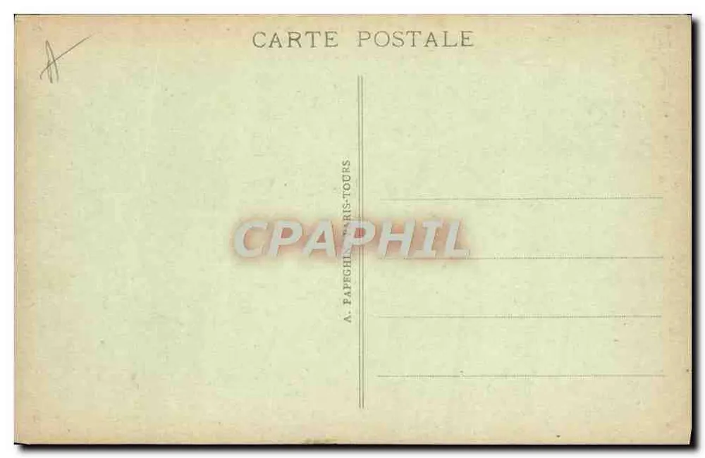 Tours (Loire-et-Cher) — Cloister der Psalette (15. und 16. Jahrhundert) — A. Papeghil - Rückseite