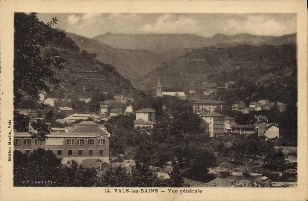 VALS-les-BAINS — Widok ogólny — Wydawnictwo Martin, Vals - Awers