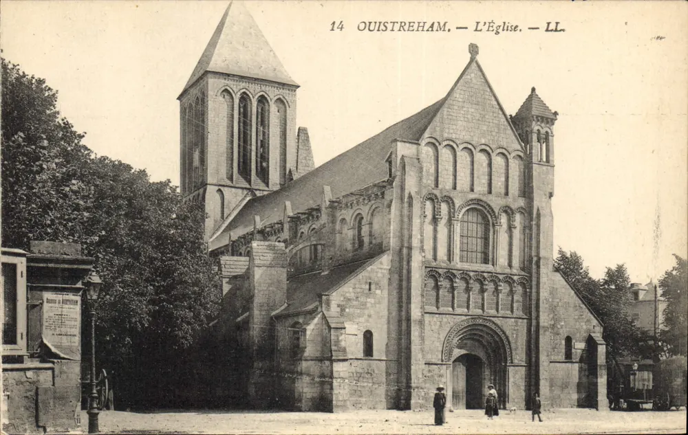 Ouistreham — A Igreja — LL. - Frente