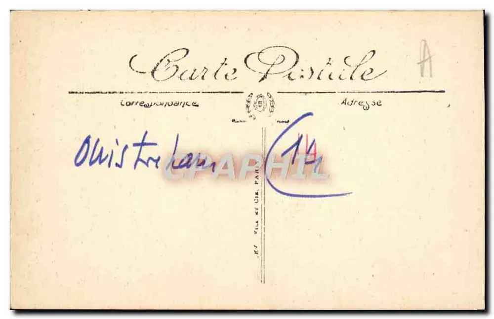 Ouistreham — A Igreja — LL. - Verso