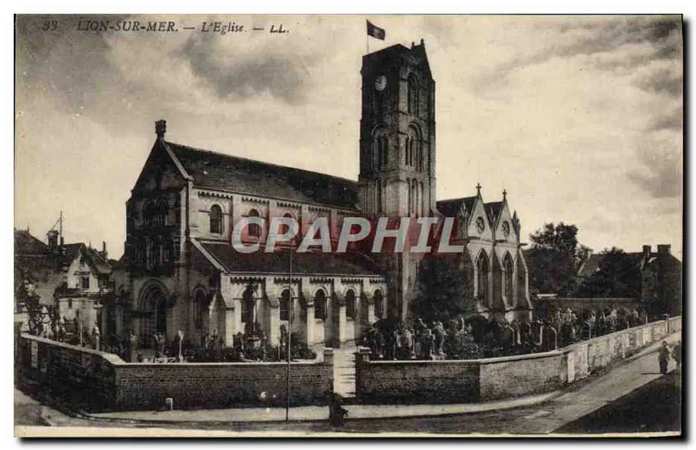 Lion-sur-Mer — A Igreja — LL. — N°39 - Frente