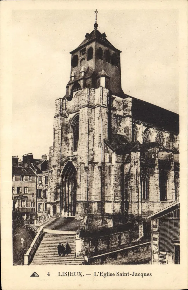 Lisieux — A Igreja de São Jacó — editor Bilhete postal antigo - Frente