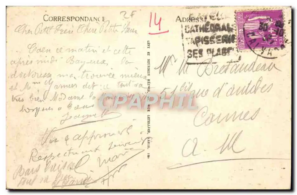 Bayeux — Catedral de Bayeux — O Coro — ND. - Verso