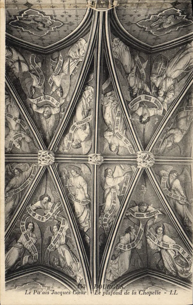 Die Decke der Kapelle - Bourges — Jacques Cœur — LL - Vorderseite
