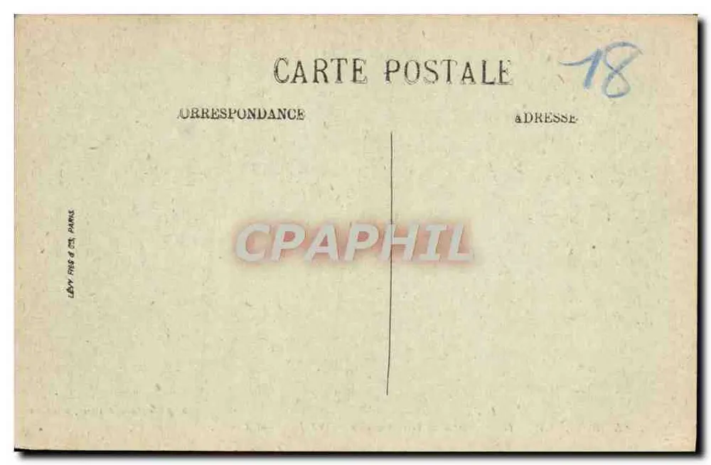 Bourges — Großer Portal der Kathedrale — Das Gericht am Jüngsten Tag — A. Auxenfans, Verlag, Bourges - Rückseite