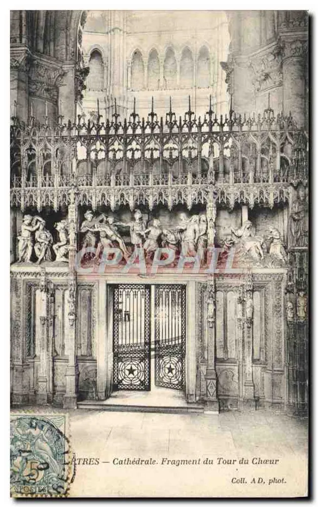 Anderes — Kathedrale. Fragment des Chorums — Coll. A D, phot. - Vorderseite