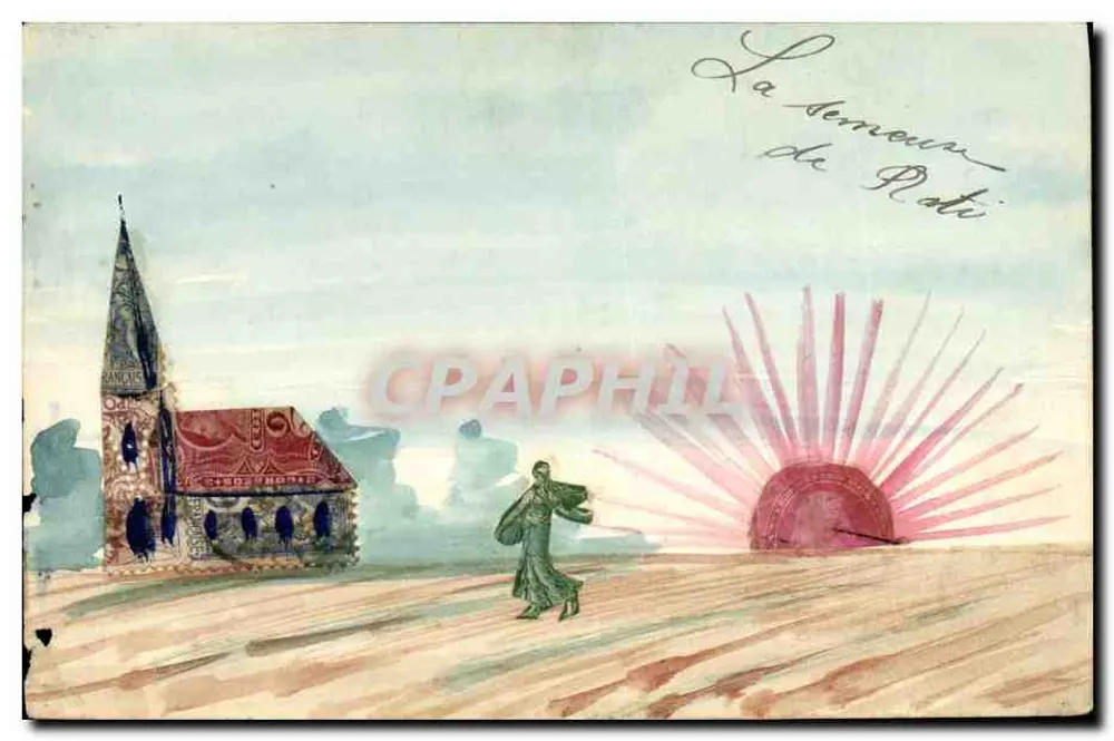 La Semoune de Rati — desenho aquarelado — editor desconhecido - Frente