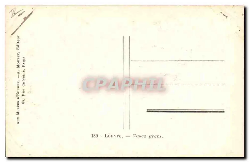 Vasos gregos — Louvre — Aux Musées d'Europe, editor - Verso