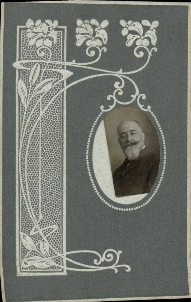 Retrato de um homem barbado — editor Le Photo Midi-ET, Paris — n° 81 - Frente