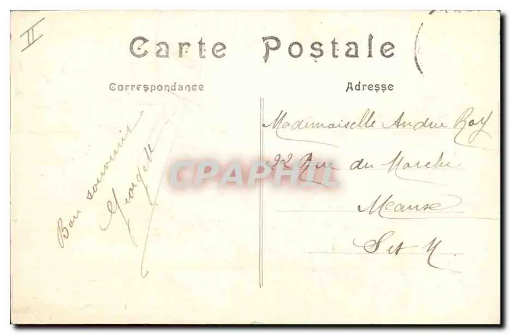 Le Tréport (S.-Inf.) — Fischboot, das zum Hafen zurückkehrt — L. Hirondelle, Paris, n° 58 - Rückseite