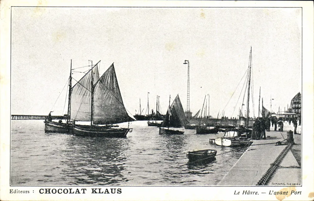 Le Havre — Der Vorderhafen — Verlage: CHOCOLAT KLAUS - Vorderseite