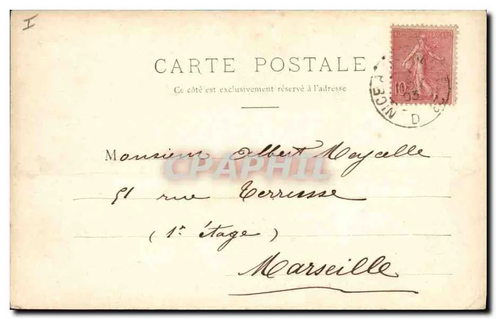 Toulon — Mourillon — Schutzhafen — Ausgabe Levet et Cie Toulon - Rückseite