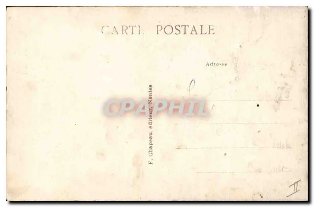 Pornic (Loire-Inf.) — Am Ufer des Kai — F. Chapeau, Nantes - Rückseite