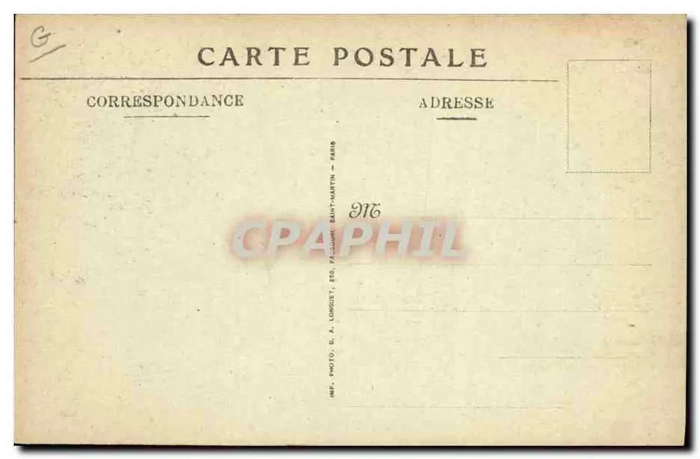 Paris — Hôtel des Monnaies — Die Gießerei - Rückseite